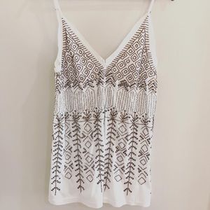 Free People Arizona Nights White Slip Dress